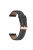 Watch Band for Garmin Venu / Sq / Sq 2 / 2 Plus , 20mm Genuine Cow Leather Strap with Rose Gold Buckle - Black