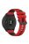 Watch Strap 20mm for Samsung Galaxy Watch 5 / Garmin Vivomove Trend , Dual-color Silicone Waterproof Watch Band - Red+Black