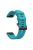 With Black Triangle Buckle Silicone Watch Strap for Garmin Fenix 5S - Baby Blue