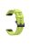 With Black Triangle Buckle Silicone Watch Strap for Garmin Fenix 5S - Fluorescent Green