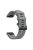 With Black Triangle Buckle Silicone Watch Strap for Garmin Fenix 5S - Grey