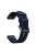 With Black Triangle Buckle Silicone Watch Strap for Garmin Fenix 5S - Navy Blue