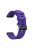 With Black Triangle Buckle Silicone Watch Strap for Garmin Fenix 5S - Purple