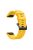 With Black Triangle Buckle Silicone Watch Strap for Garmin Fenix 5S - Yellow