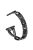 X-shape 20mm Rhinestone Decoration Aluminum Alloy Watch Band for Garmin Forerunner 245 - Black