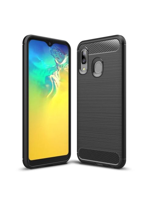 CARBON case for SAMSUNG Galaxy A20E black