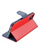 FANCY Book case for MOTOROLA MOTO G84 red / navy