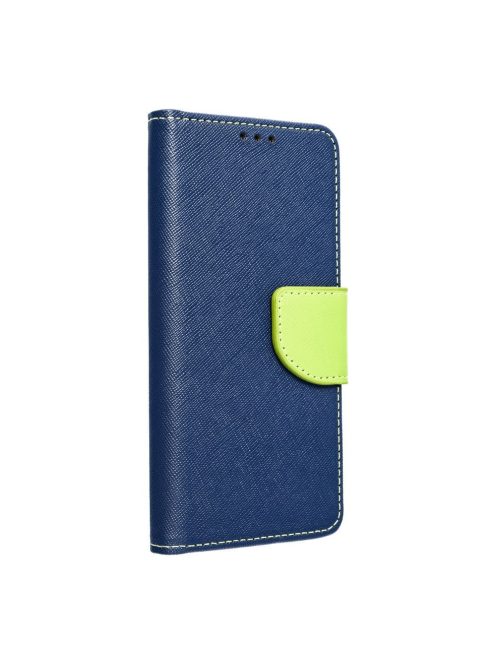 FANCY Book case for MOTOROLA MOTO G84 navy / lime