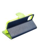 FANCY Book case for MOTOROLA MOTO G84 navy / lime