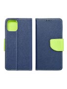 FANCY Book case for MOTOROLA MOTO G84 navy / lime