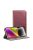 SMART MAGNETO Book case for MOTOROLA G34 burgundy