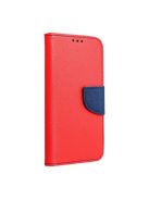 FANCY Book case for MOTOROLA MOTO G54 red / navy