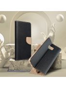 FANCY Book case for SAMSUNG M35 5G black / gold