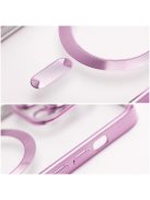 ELECTRO MAG COVER case compatible with MagSafe for IPHONE 16 rose