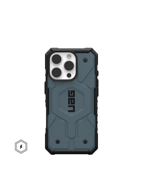 Case (UAG) Urban Armor Gear Pathfinder compatible with MagSafe for IPHONE 16 Pro cloud blue