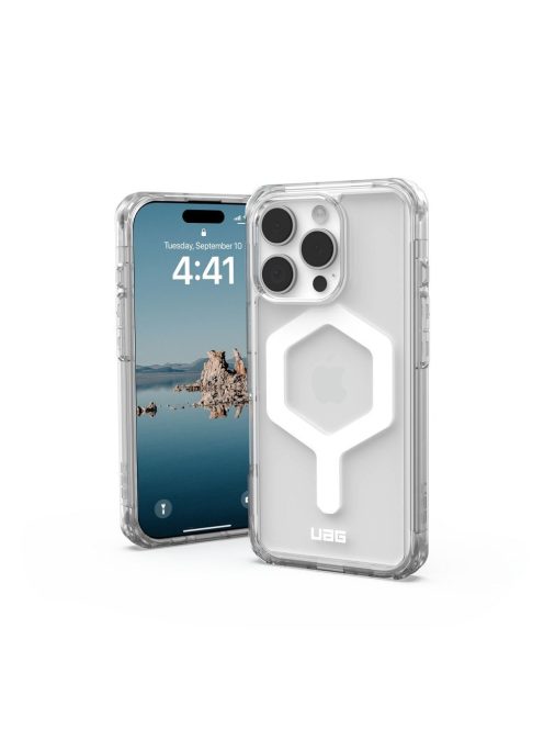 Case (UAG) Urban Armor Gear Plyo compatible with MagSafe for IPHONE 16 Pro ice / white