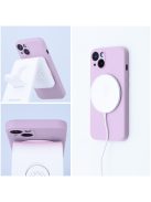 SILICONE MAG COVER case compatible with MagSafe for SAMSUNG S25 Plus pink