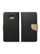 FANCY Book case for SAMSUNG S25 black / gold