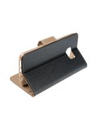 FANCY Book case for SAMSUNG S25 black / gold