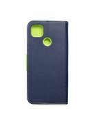 FANCY Book case for XIAOMI Redmi 9C navy/lime