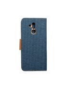 CANVAS Book case for HUAWEI Mate 20 Lite navy blue