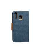 CANVAS Book case for SAMSUNG A40 navy blue