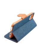 CANVAS Book case for SAMSUNG A50 navy blue