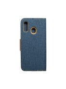 CANVAS Book case for SAMSUNG A20e navy blue