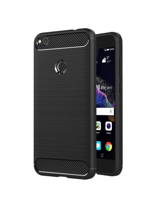 CARBON case for HUAWEI P8 LITE 2017 / P9 LITE 2017 black