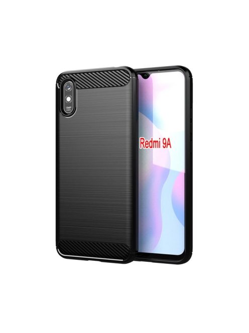 CARBON case for XIAOMI Redmi 9A / 9AT black