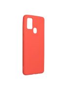 SILICONE case for SAMSUNG A21S peach