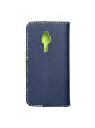 FANCY Book case for NOKIA 230 navy/lime