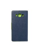 FANCY Book case for SAMSUNG Galaxy J5 2016 navy/lime