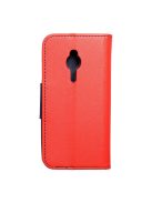 FANCY Book case for NOKIA 230 red/navy