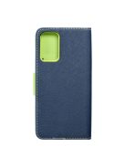 FANCY Book case for SAMSUNG A72 LTE ( 4G ) navy/lime