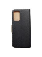 FANCY Book case for SAMSUNG A72 LTE ( 4G ) black / gold