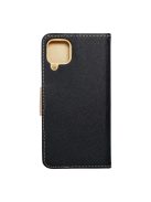 FANCY Book case for SAMSUNG A22 4G black / gold