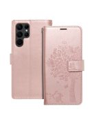 MEZZO Book case for SAMSUNG S22 Ultra tree rose gold