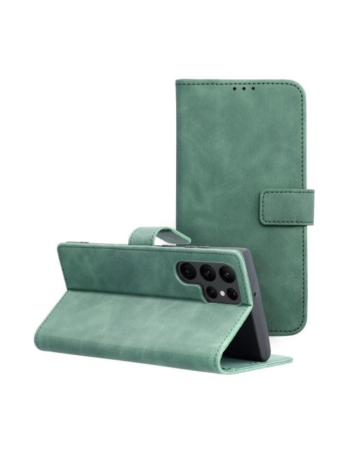 TENDER Book Case for SAMSUNG S22 Ultra green