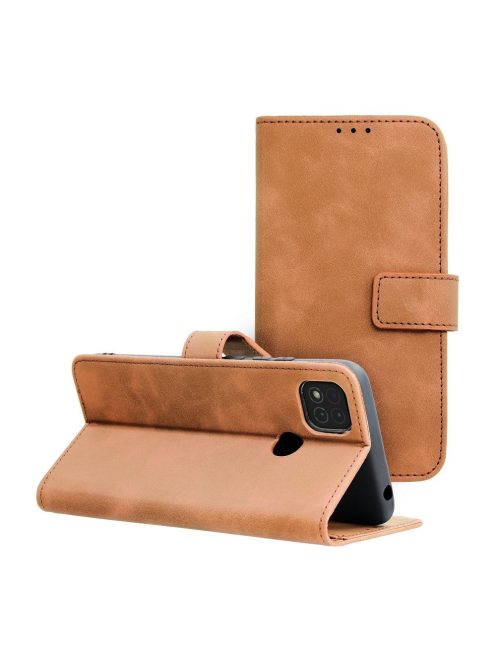 TENDER Book Case for XIAOMI Redmi 9C / 9C NFC brown