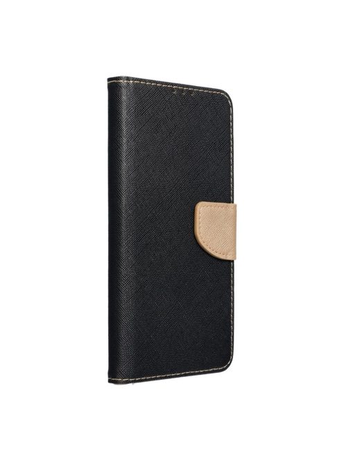 FANCY Book case for XIAOMI Redmi 10c black / gold