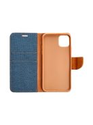 CANVAS Book case for SAMSUNG A71 navy blue