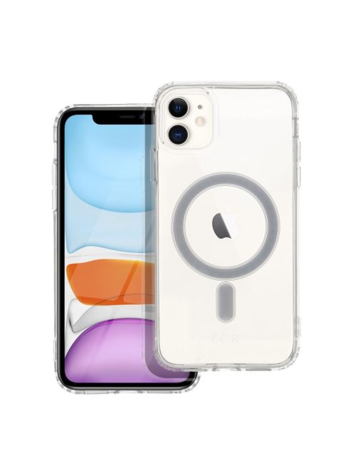 CLEAR MAG COVER case compatible with MagSafe for IPHONE 11 transparent