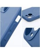 SILICONE MAG COVER case compatible with MagSafe for IPHONE 12 blue