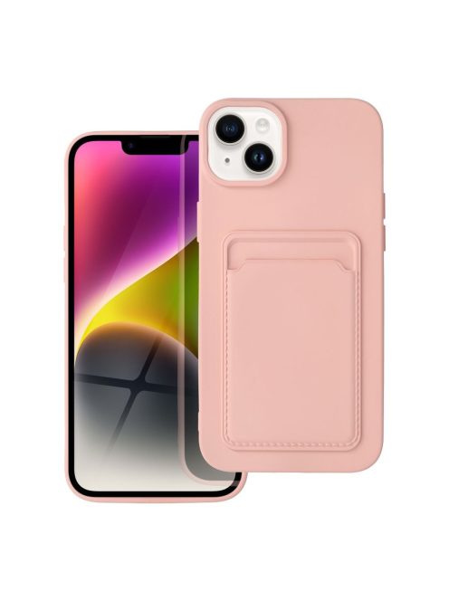 CARD case for IPHONE 14 Plus pink