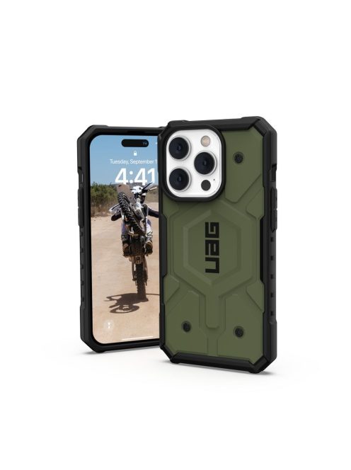 ( UAG ) Urban Armor Gear Pathfinder for IPHONE 14 PRO MAX compatible with MagSafe green