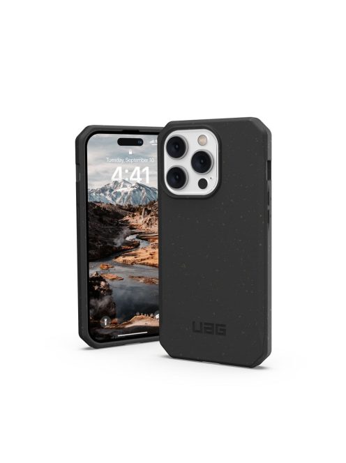 ( UAG ) Urban Armor Gear Biodegradable Outback case for iPhone 14 PRO black