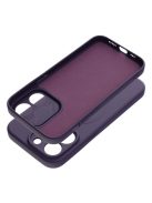 SILICONE MAG COVER case compatible with MagSafe for IPHONE 14 Pro dark purple