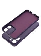 SILICONE MAG COVER case compatible with MagSafe for IPHONE 14 Pro Max dark purple