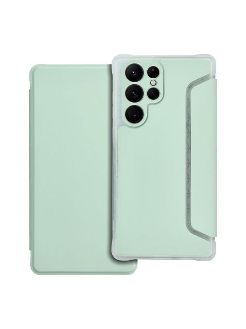 PIANO Book case for SAMSUNG S22 Ultra light green